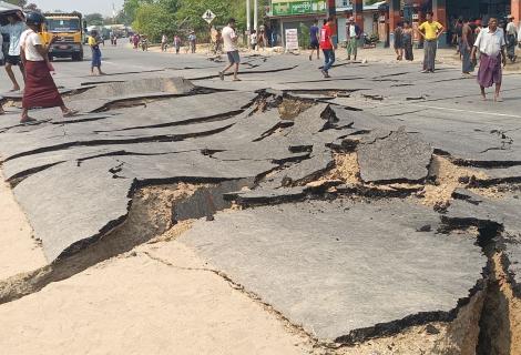 Photo taken in Wundwin Township, Mandalay Division. The photos have been shared with us from an anonymous source.