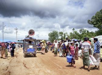 Cox's Bazar Rohingya refugee camp, Bangladesh 